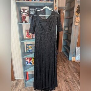 Black Lace Torrid Maxi Dress
